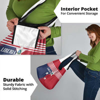 Liberia National Flag Day Grocery Bag All Hail Liberia Hail