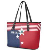 Liberia National Flag Day Leather Tote Bag All Hail Liberia Hail