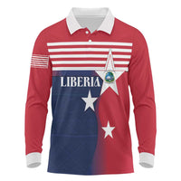 Liberia National Flag Day Long Sleeve Polo Shirt All Hail Liberia Hail