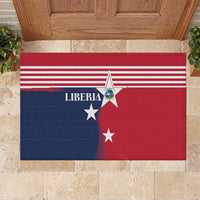 Liberia National Flag Day Rubber Doormat All Hail Liberia Hail