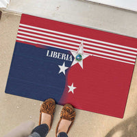 Liberia National Flag Day Rubber Doormat All Hail Liberia Hail