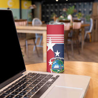Liberia National Flag Day Skinny Tumbler All Hail Liberia Hail