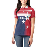 Liberia National Flag Day Women Polo Shirt All Hail Liberia Hail