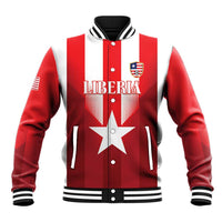 Custom Liberia Football Baseball Jacket Lone Stars Go Champion
