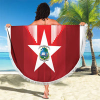 Custom Liberia Football Beach Blanket Lone Stars Go Champion