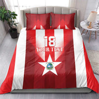 Custom Liberia Football Bedding Set Lone Stars Go Champion