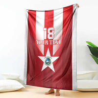 Custom Liberia Football Blanket Lone Stars Go Champion