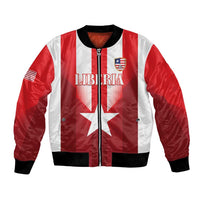 Custom Liberia Football Bomber Jacket Lone Stars Go Champion