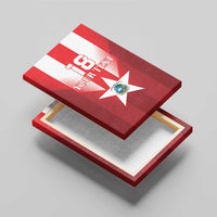 Custom Liberia Football Canvas Wall Art Lone Stars Go Champion