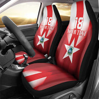 Custom Liberia Football Car Seat Cover Lone Stars Go Champion