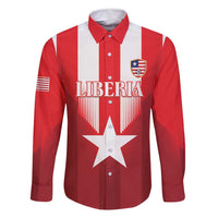 Custom Liberia Football Family Matching Long Sleeve Bodycon Dress and Hawaiian Shirt Lone Stars Go Champion