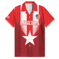 Custom Liberia Football Family Matching Off The Shoulder Long Sleeve Dress and Hawaiian Shirt Lone Stars Go Champion