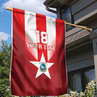 Custom Liberia Football Garden Flag Lone Stars Go Champion