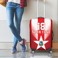 Custom Liberia Football Luggage Cover Lone Stars Go Champion