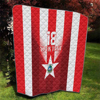 Custom Liberia Football Quilt Lone Stars Go Champion