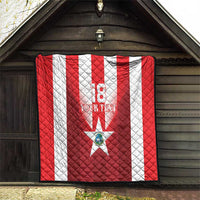 Custom Liberia Football Quilt Lone Stars Go Champion