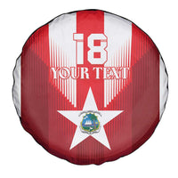Custom Liberia Football Spare Tire Cover Lone Stars Go Champion