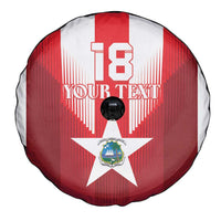 Custom Liberia Football Spare Tire Cover Lone Stars Go Champion