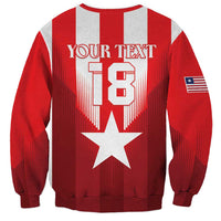 Custom Liberia Football Sweatshirt Lone Stars Go Champion
