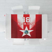 Custom Liberia Football Tablecloth Lone Stars Go Champion