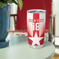 Custom Liberia Football Tumbler Cup Lone Stars Go Champion