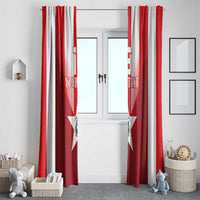 Custom Liberia Football Window Curtain Lone Stars Go Champion