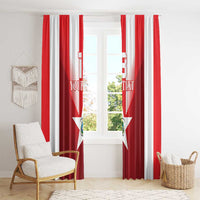 Custom Liberia Football Window Curtain Lone Stars Go Champion