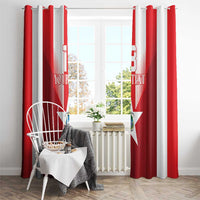 Custom Liberia Football Window Curtain Lone Stars Go Champion