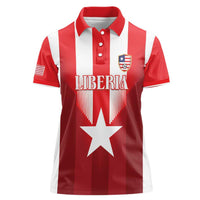 Custom Liberia Football Women Polo Shirt Lone Stars Go Champion
