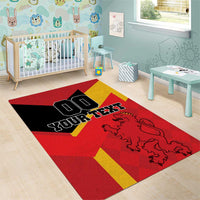 Custom Spain Football Area Rug La Roja Go Champion - Wonder Print Shop
