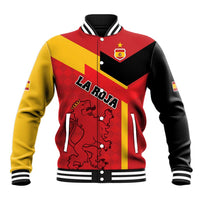 Custom Spain Football Baseball Jacket La Roja Go Champion - Wonder Print Shop