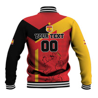 Custom Spain Football Baseball Jacket La Roja Go Champion - Wonder Print Shop