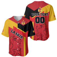 Custom Spain Football Baseball Jersey La Roja Go Champion - Wonder Print Shop