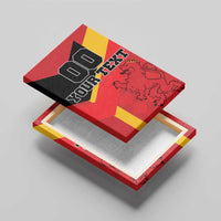 Custom Spain Football Canvas Wall Art La Roja Go Champion - Wonder Print Shop