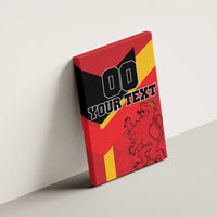 Custom Spain Football Canvas Wall Art La Roja Go Champion - Wonder Print Shop