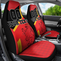 Custom Spain Football Car Seat Cover La Roja Go Champion - Wonder Print Shop