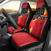 Custom Spain Football Car Seat Cover La Roja Go Champion - Wonder Print Shop