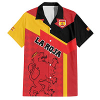Custom Spain Football Family Matching Off The Shoulder Long Sleeve Dress and Hawaiian Shirt La Roja Go Champion - Wonder Print Shop