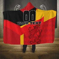 Custom Spain Football Hooded Blanket La Roja Go Champoin