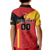Custom Spain Football Kid Polo Shirt La Roja Go Champion - Wonder Print Shop