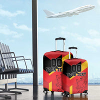 Custom Spain Football Luggage Cover La Roja Go Champion - Wonder Print Shop
