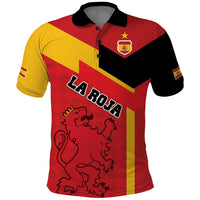 Custom Spain Football Polo Shirt La Roja Go Champion - Wonder Print Shop