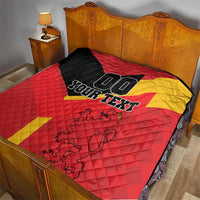Custom Spain Football Quilt La Roja Go Champion - Wonder Print Shop