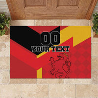 Custom Spain Football Rubber Doormat La Roja Go Champion - Wonder Print Shop