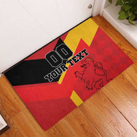 Custom Spain Football Rubber Doormat La Roja Go Champion - Wonder Print Shop