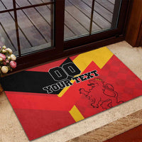 Custom Spain Football Rubber Doormat La Roja Go Champion - Wonder Print Shop
