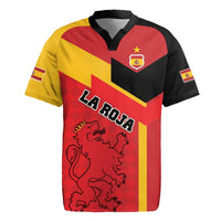 Custom Spain Football Rugby Jersey La Roja Go Champion - Wonder Print Shop