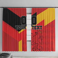 Custom Spain Football Window Curtain La Roja Go Champion - Wonder Print Shop