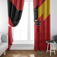 Custom Spain Football Window Curtain La Roja Go Champion - Wonder Print Shop