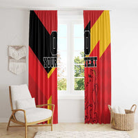 Custom Spain Football Window Curtain La Roja Go Champion - Wonder Print Shop